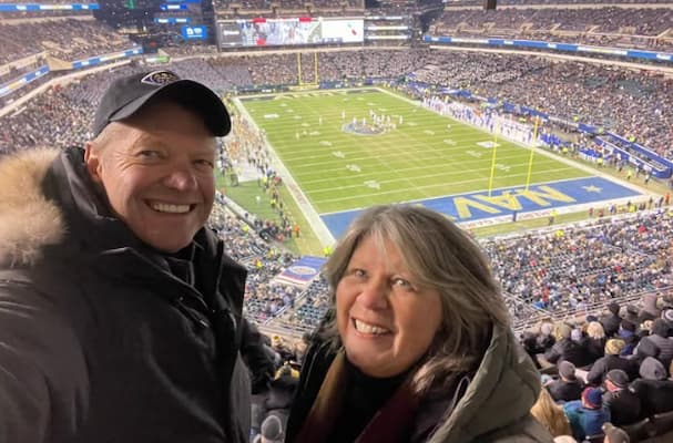 Colleen Merritt Krashesky with Her Husband Photo